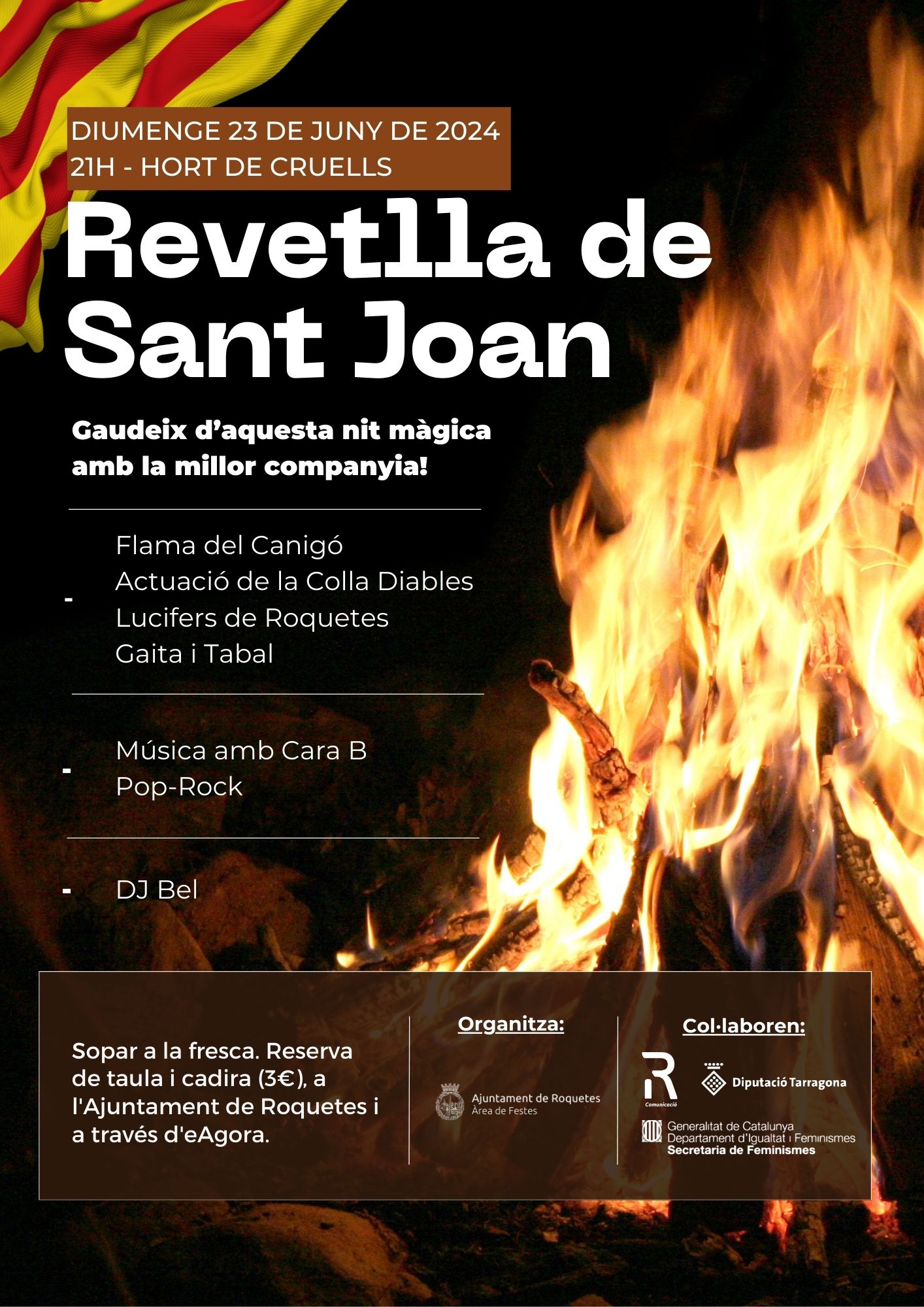 Revetlla sant joan roquetres